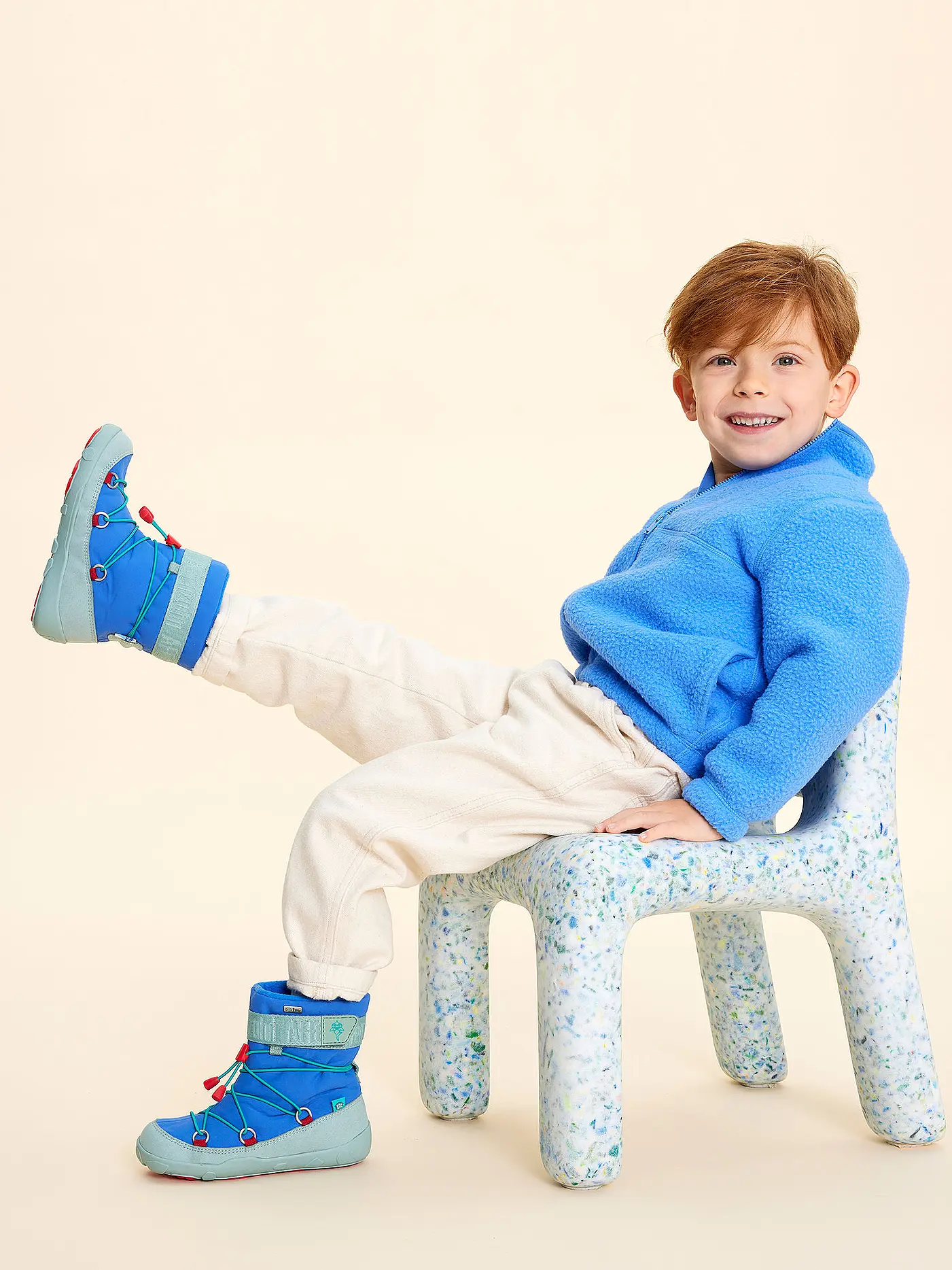 AFFENZAHN | Kinder Winterstiefel  VEGAN SNOWY Hai | 